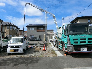 基礎工事完了。多賀城市T様邸