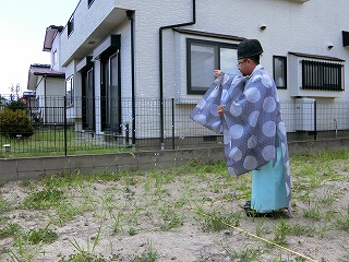 仙台市宮城野区K様邸　地鎮祭